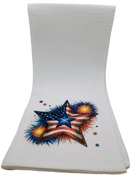 Kitchen towel~Americana star