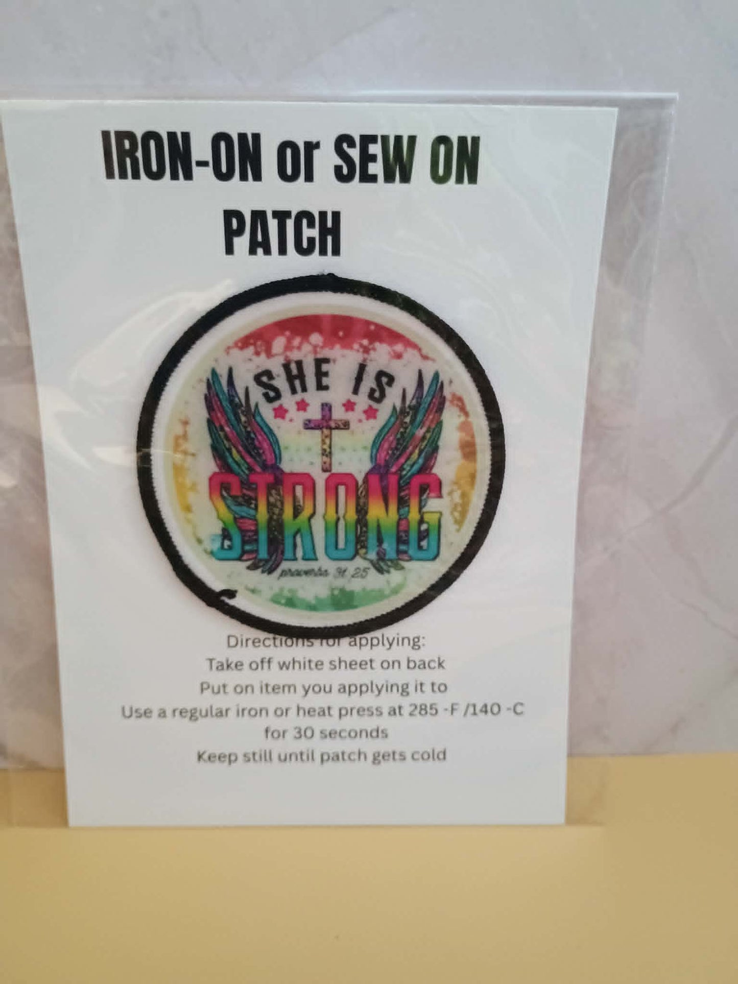 Patch~She is strong