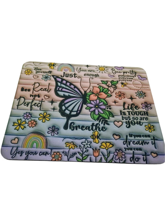 Mouse pad~ Inspirational butterfly