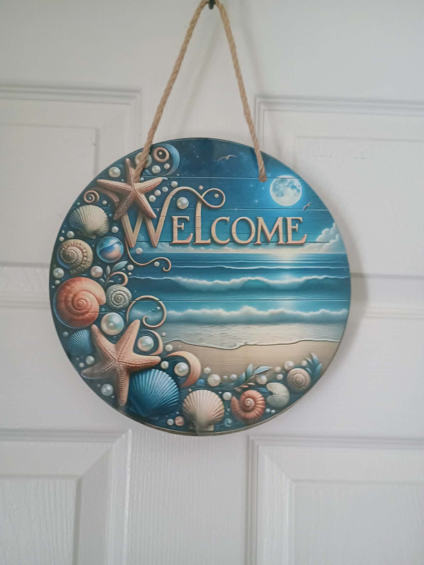 Door sign ~Beach scene