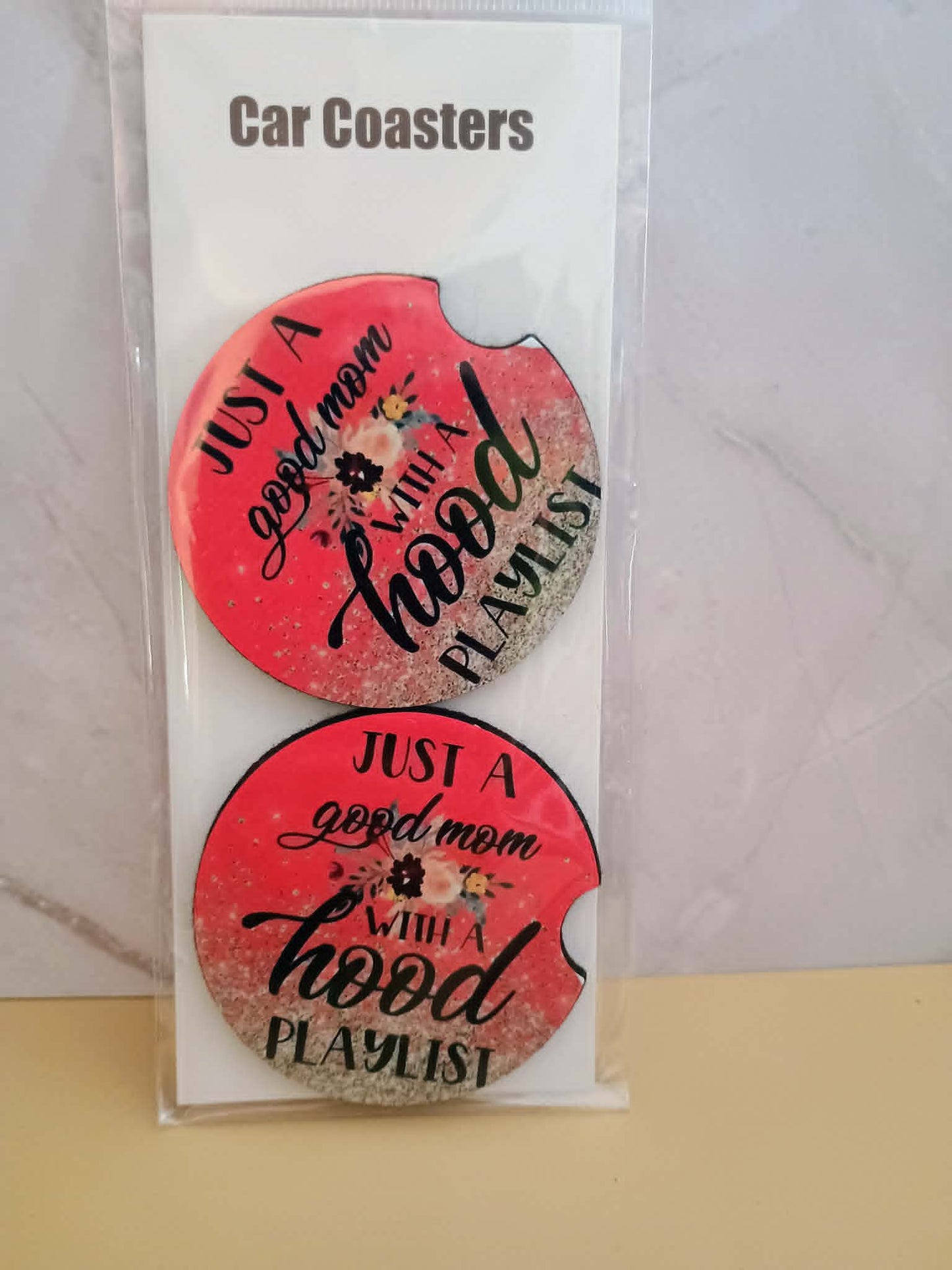 Car coasters~Just a good mom