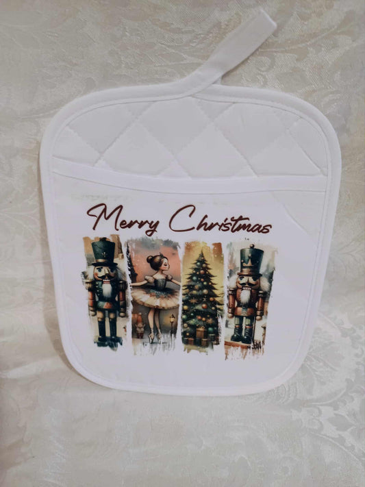 Christmas pot holder~Merry Christmas