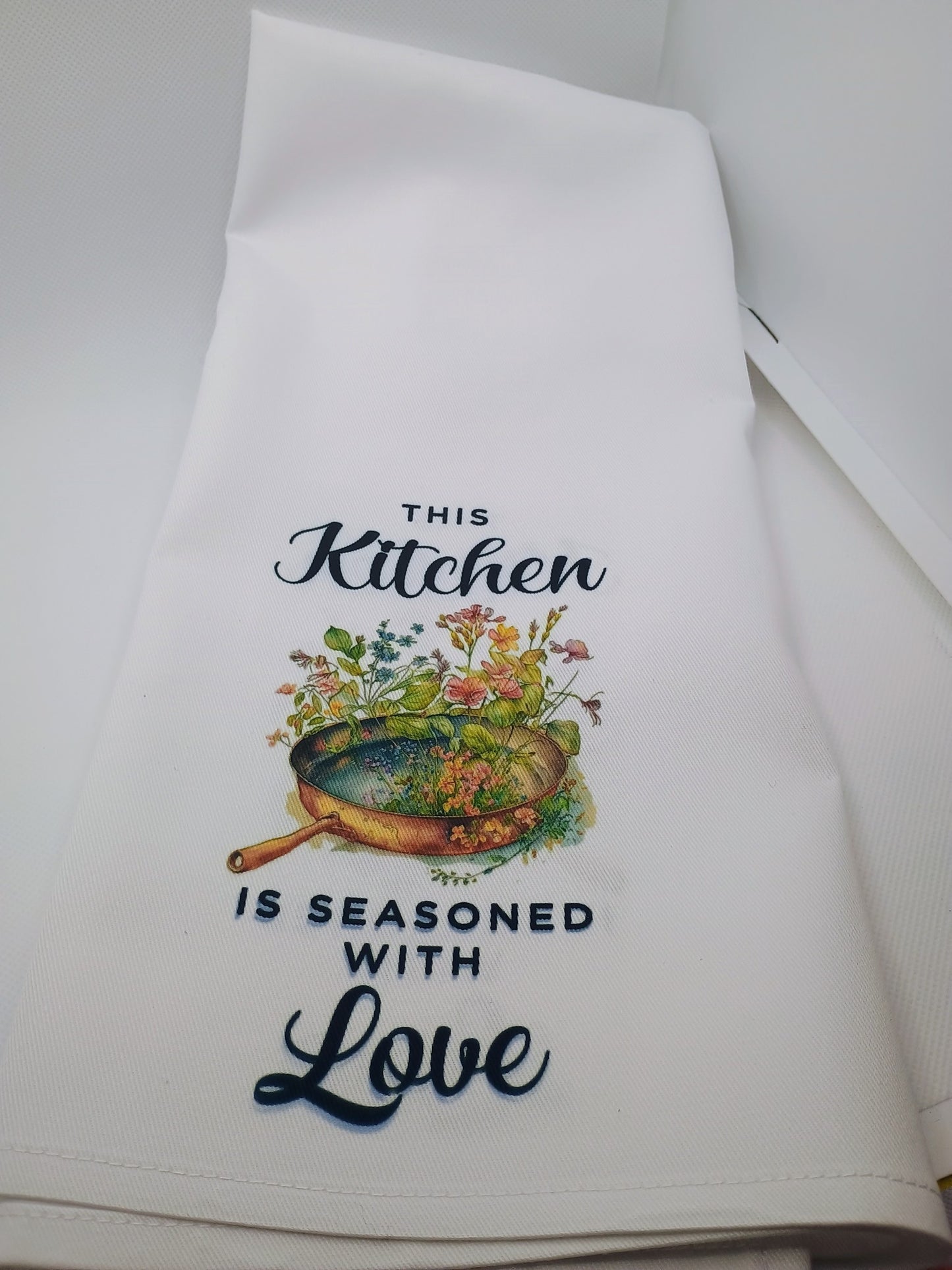 Kitchen Towel-Seasoned with love