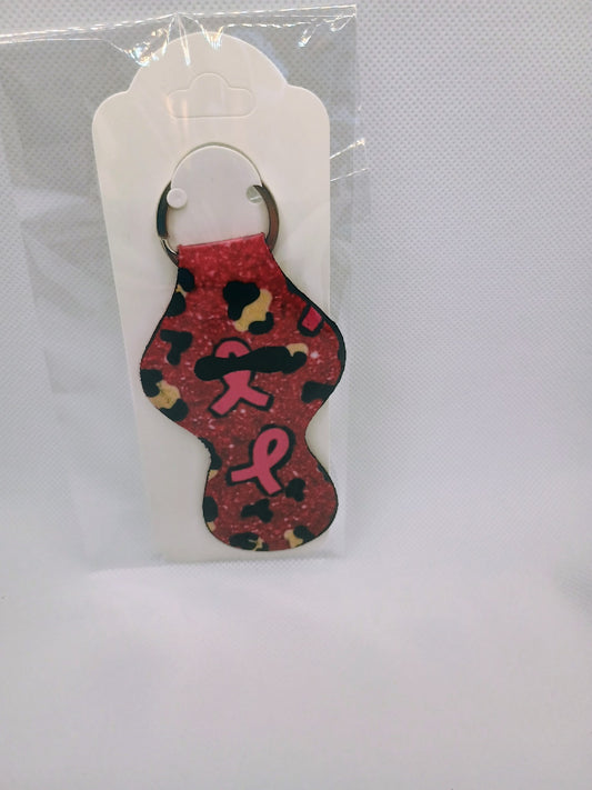 Chapstick holders-pink ribbon