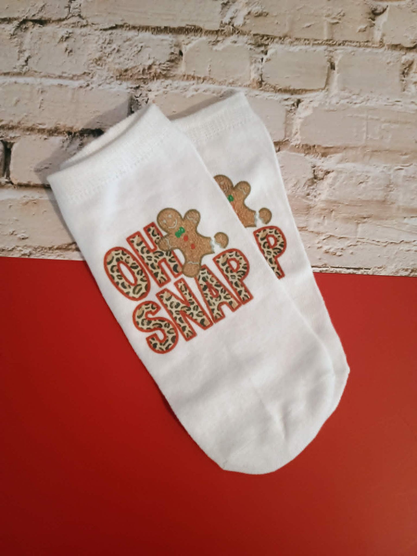 Christmas socks~low cut ankle~OH SNAP