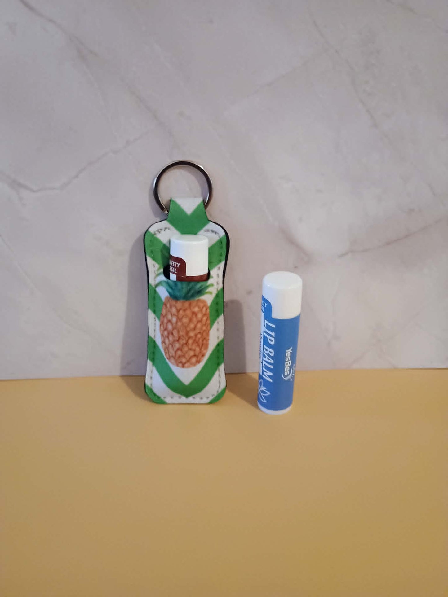Chapstick holder~pineapple