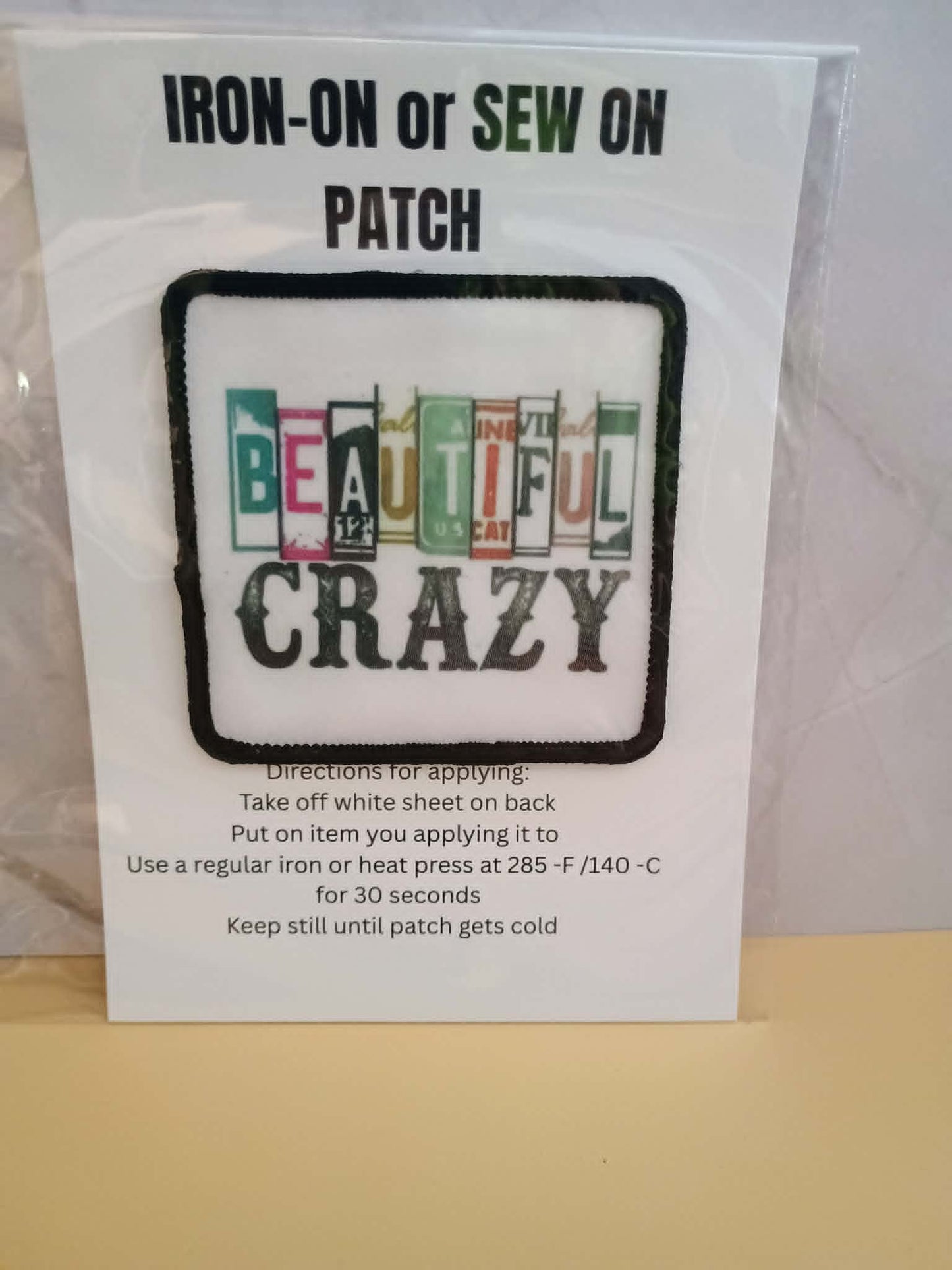 Patch~Beautiful crazy