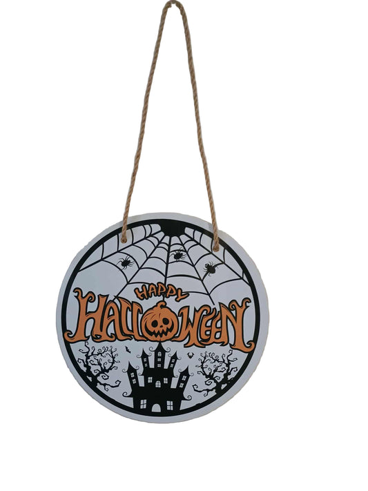Halloween door hanger~ Spider webs