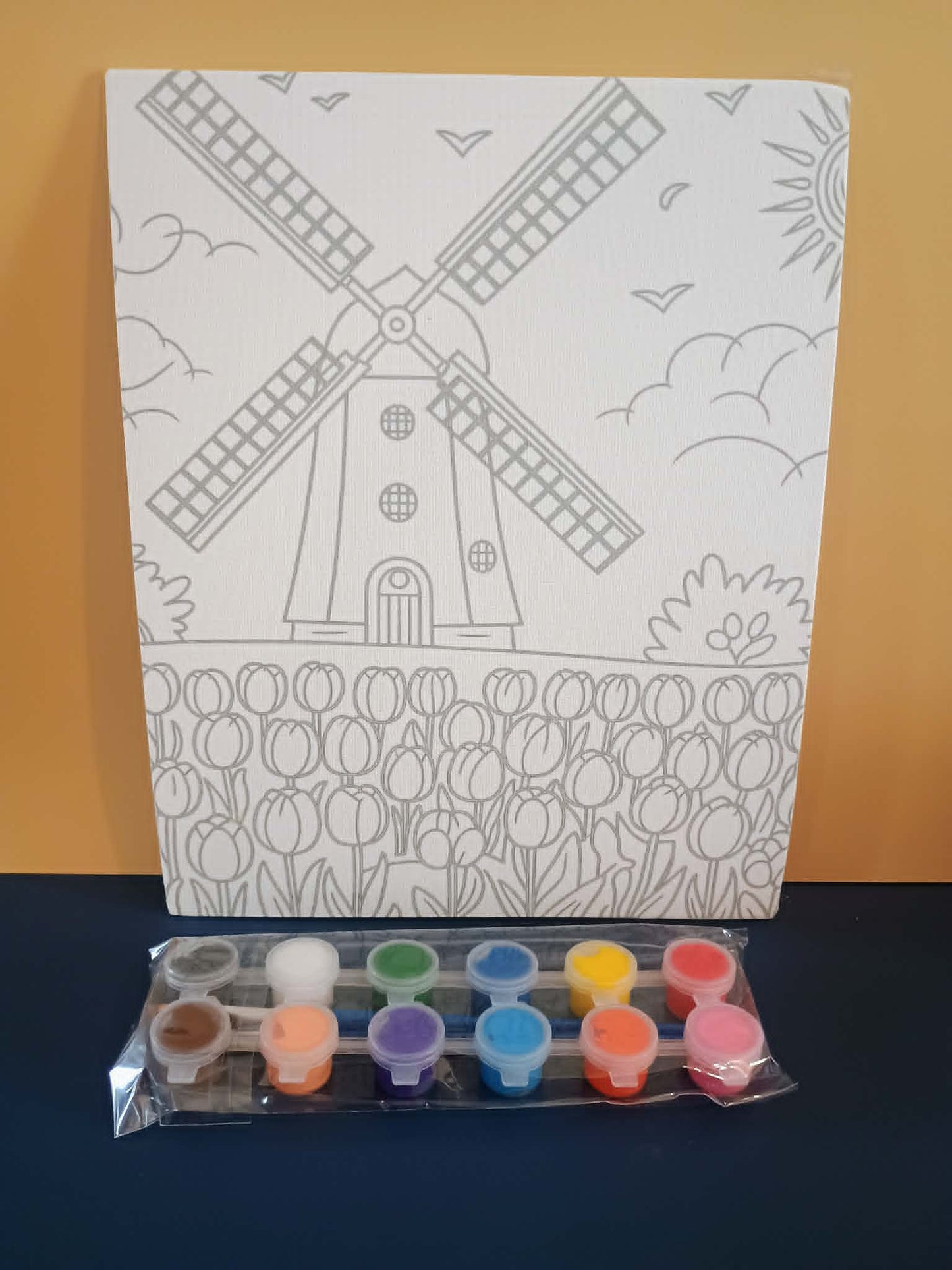 Canvas art kit~Windmill