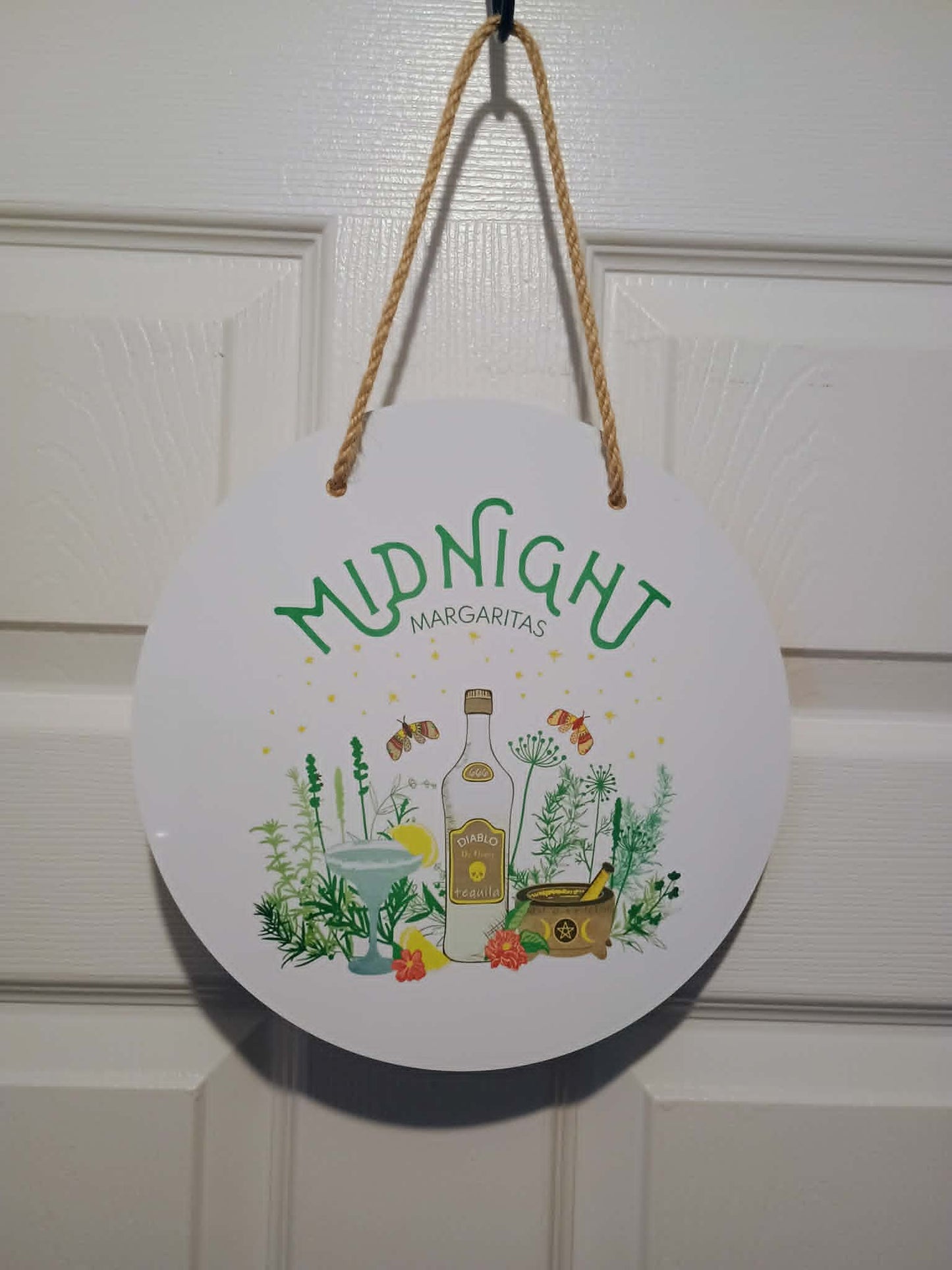 Door sign~Midnight margaritas