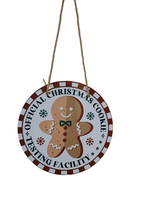 Christmas door hanger~  Gingerbread