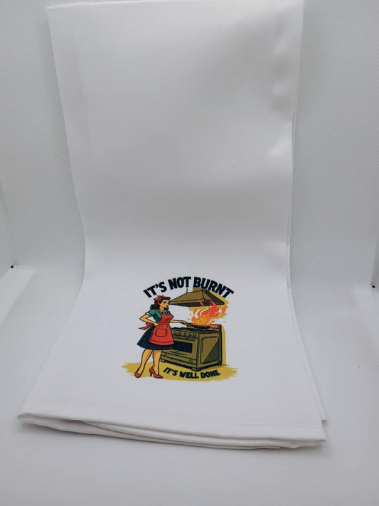 Kitchen towel~It's not burnt