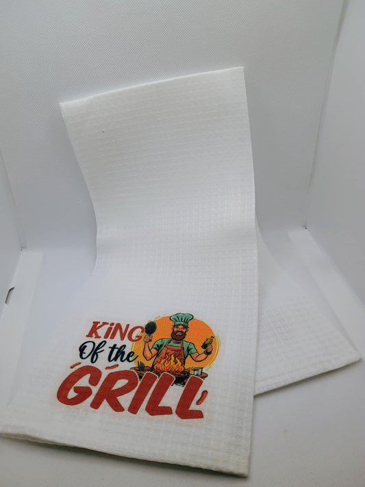 Kitchen towel~ King of the grill