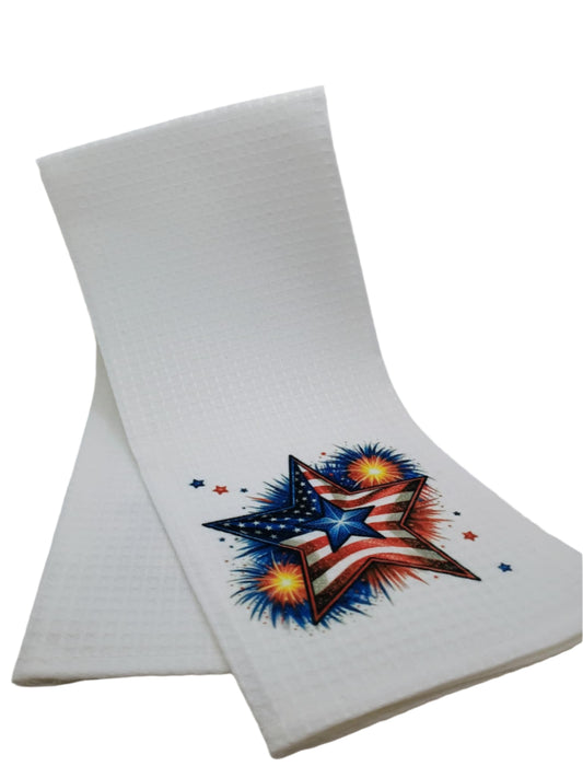 Kitchen towel~Americana star