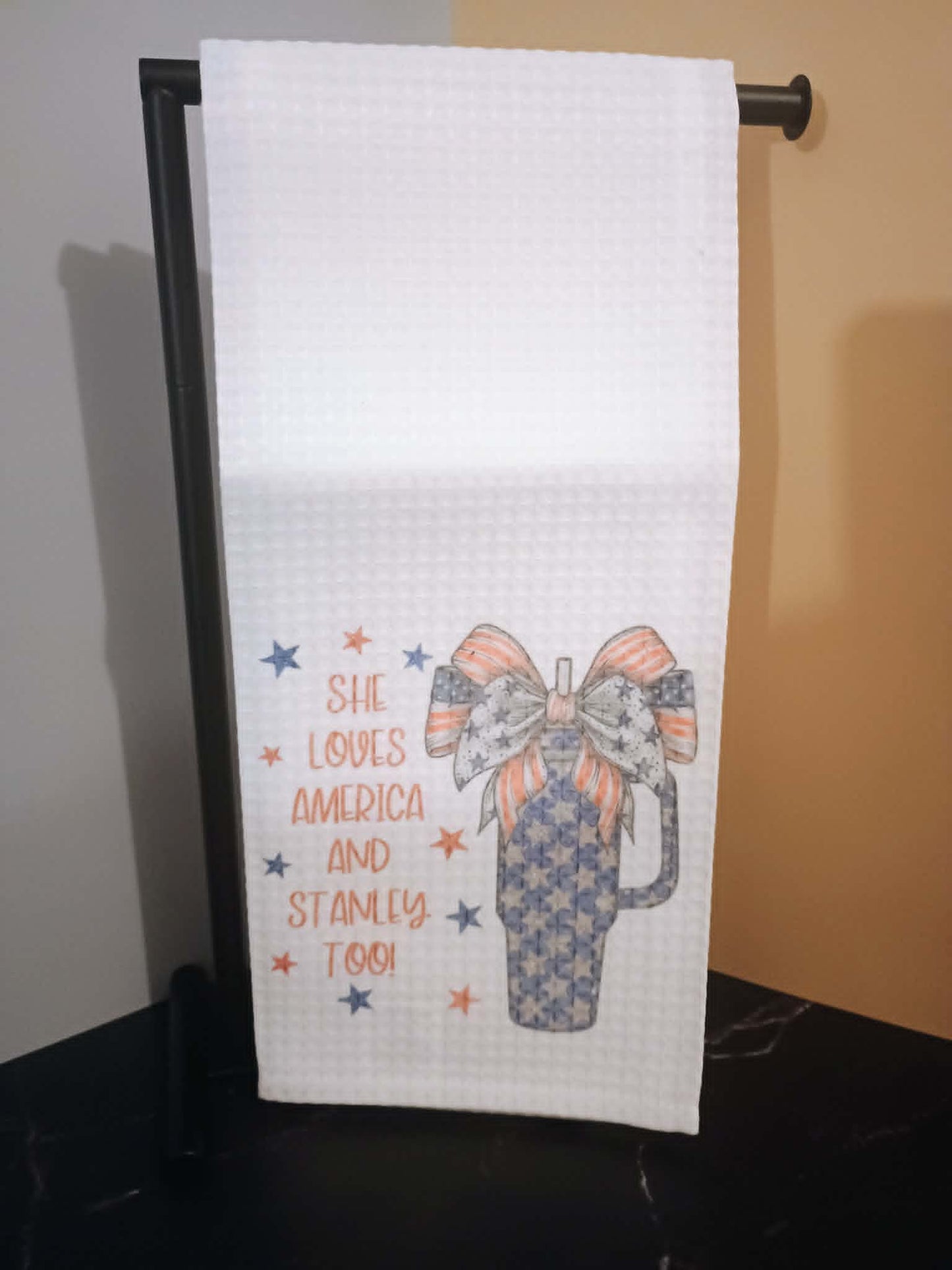 Kitchen towel~she loves america