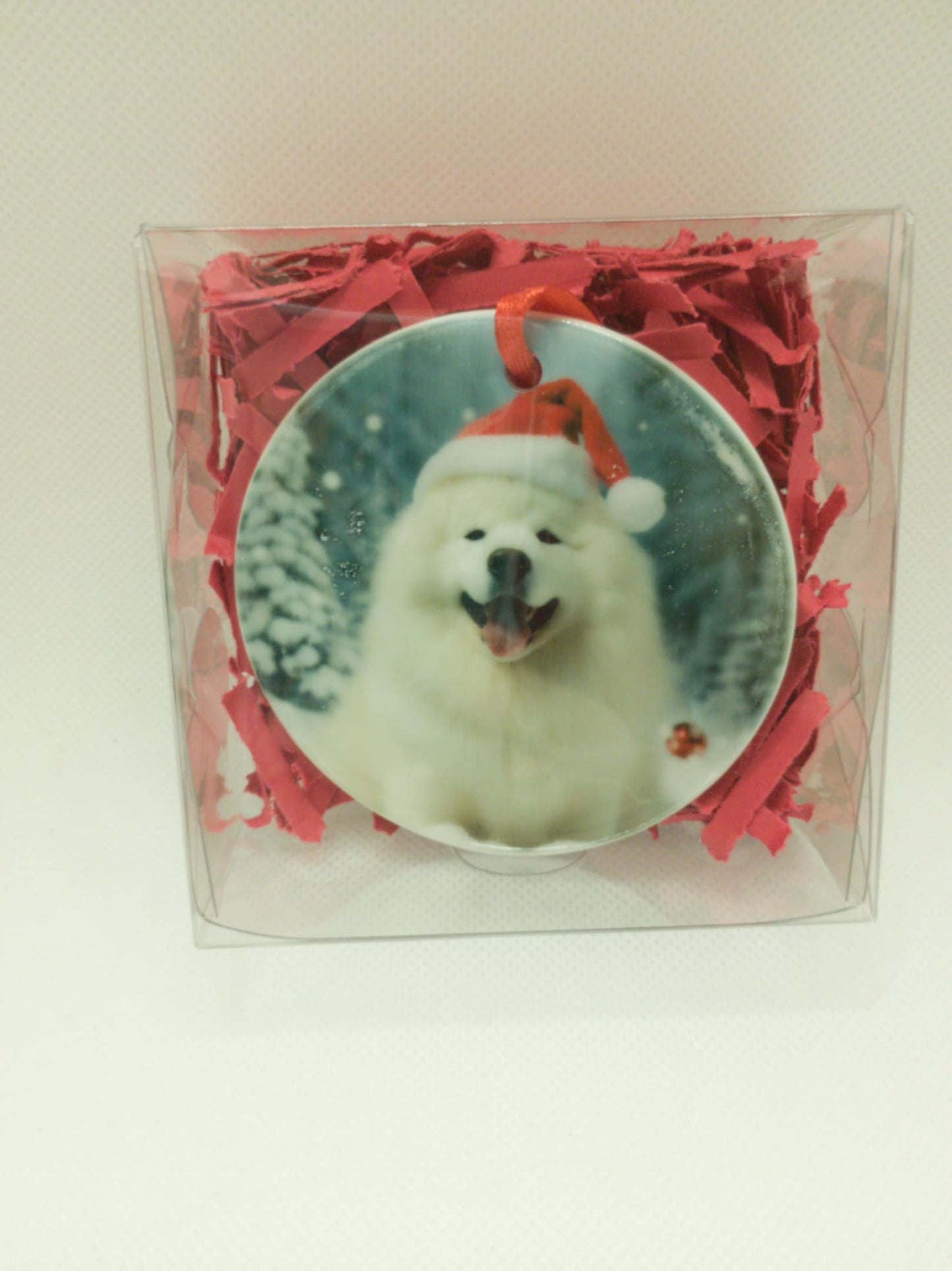 Ceramic Christmas ornament~Somian husky