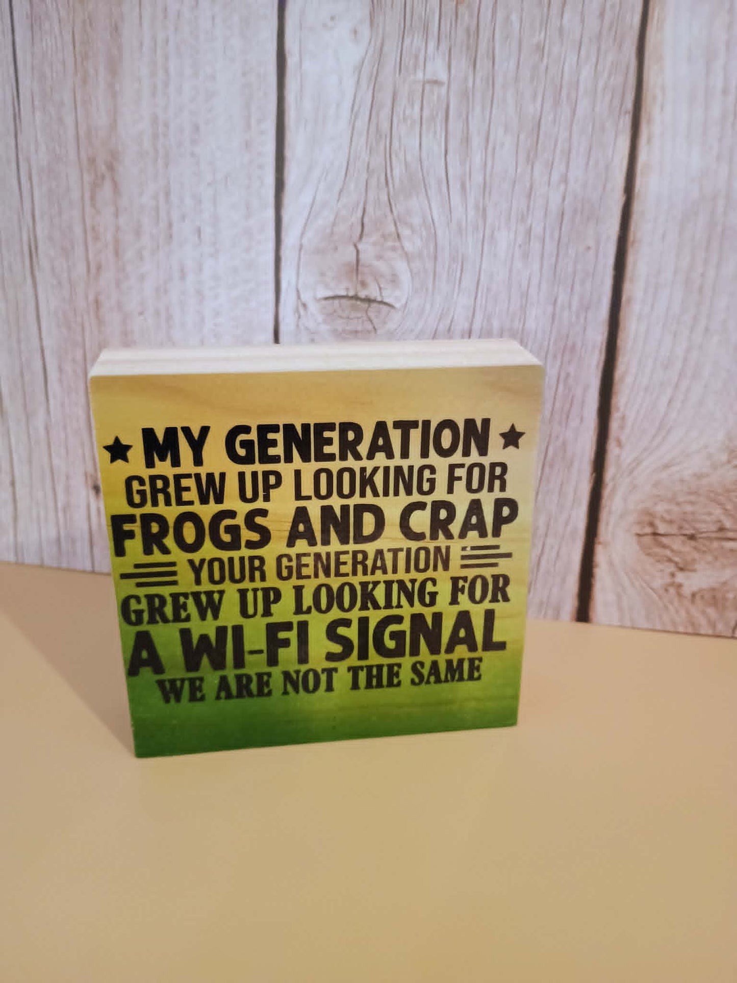 Desk sign~my generation