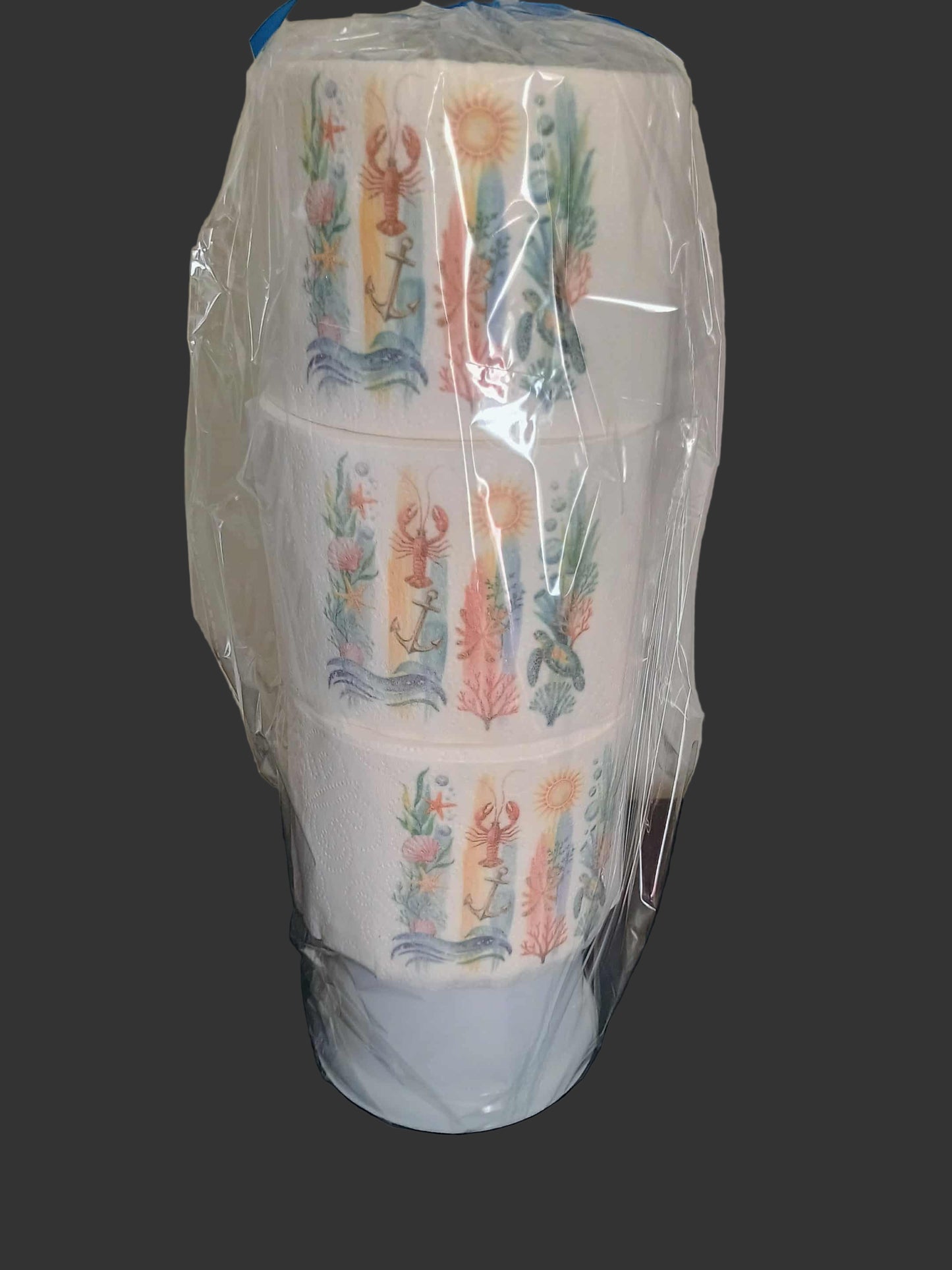 Decorative toilet paper with brush &stand~Ocean