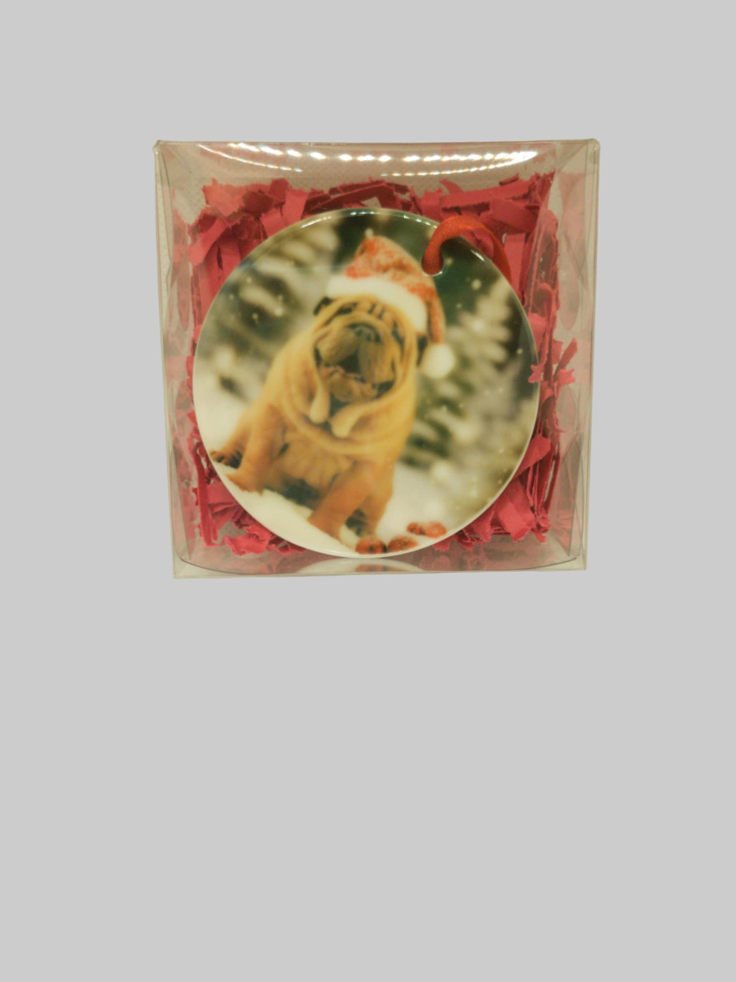 Ceramic Christmas ornament~Shar pei