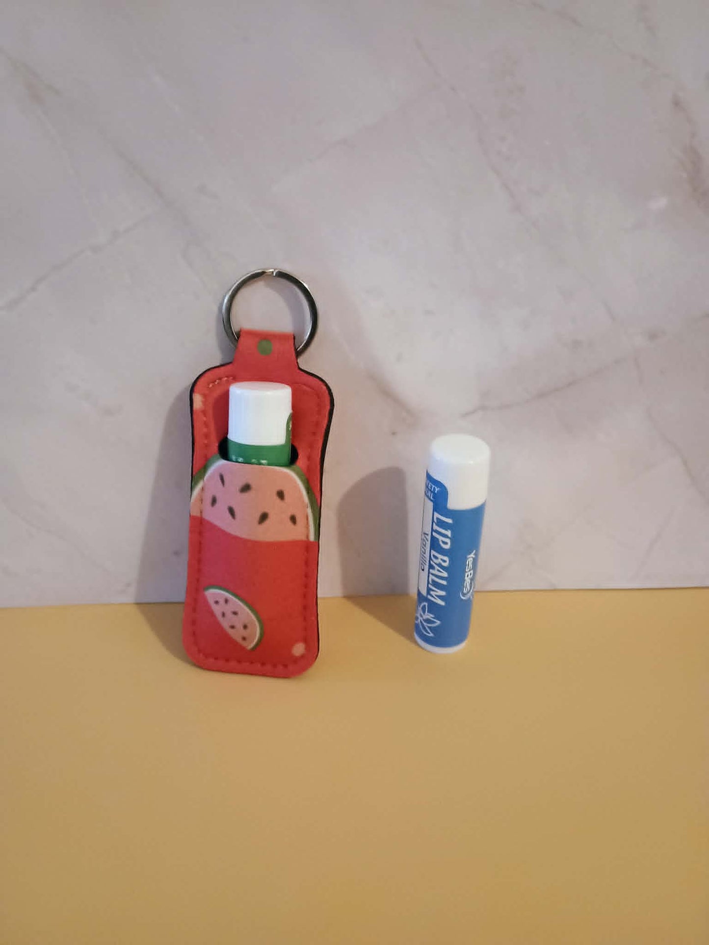 Chapstick holder~pink watermelon
