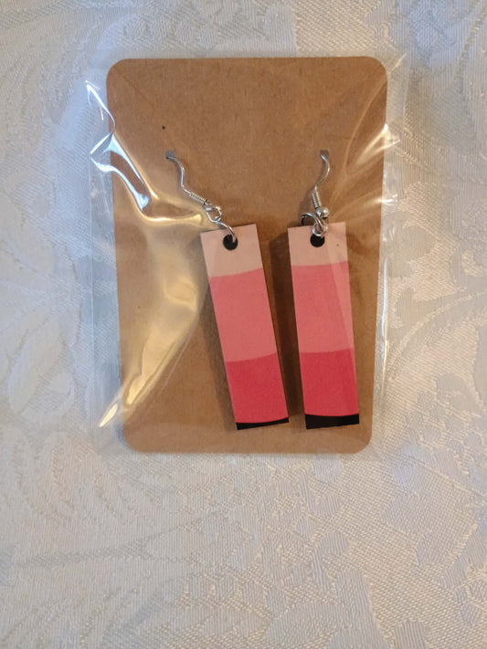 Earrings small-pink multi