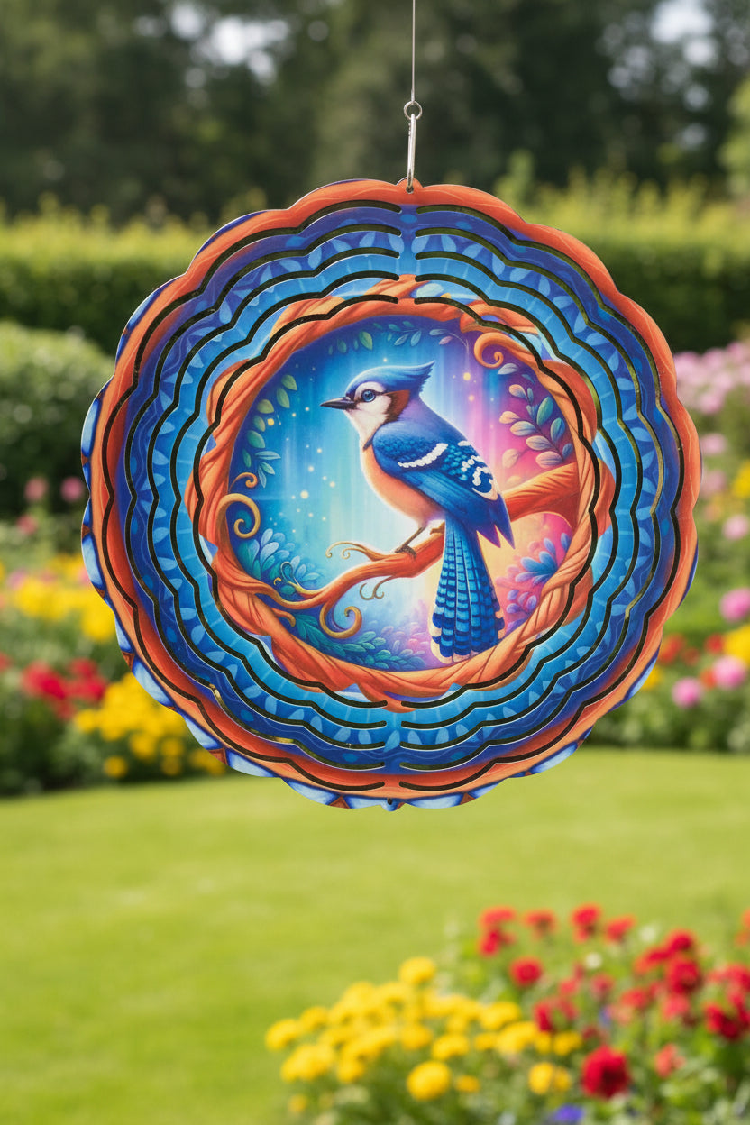 Round wind spinner~Bird