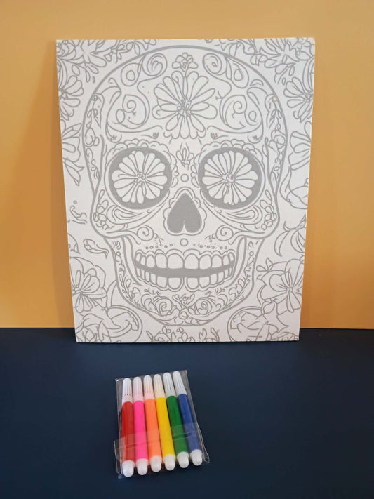 Canvas art kit for ~Skull