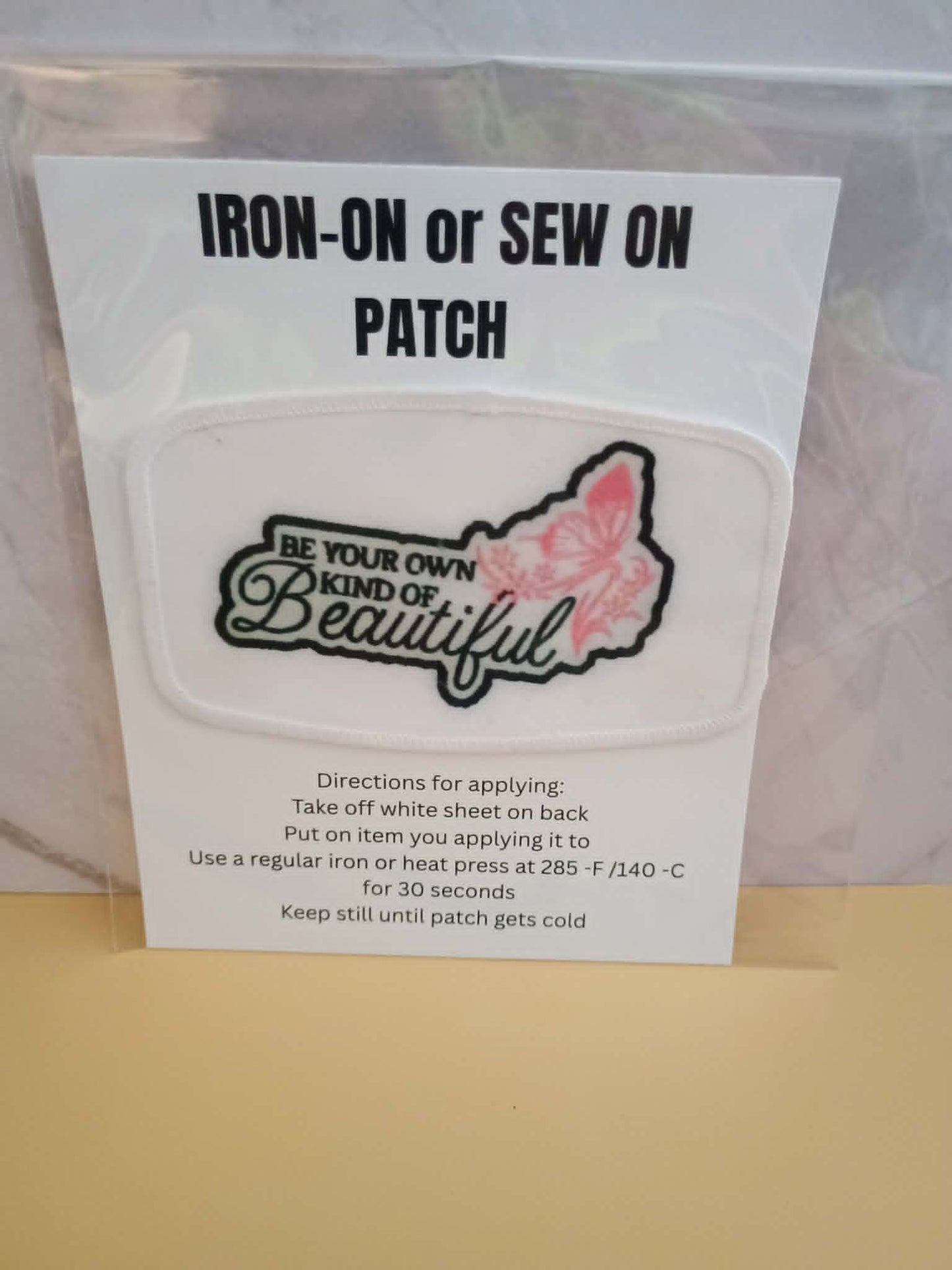 Patch~Be your own kind of beautiful