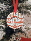 Christmas ornament~NORTH POLE Bed & Breakfast, Hot cocoa and warm cookies