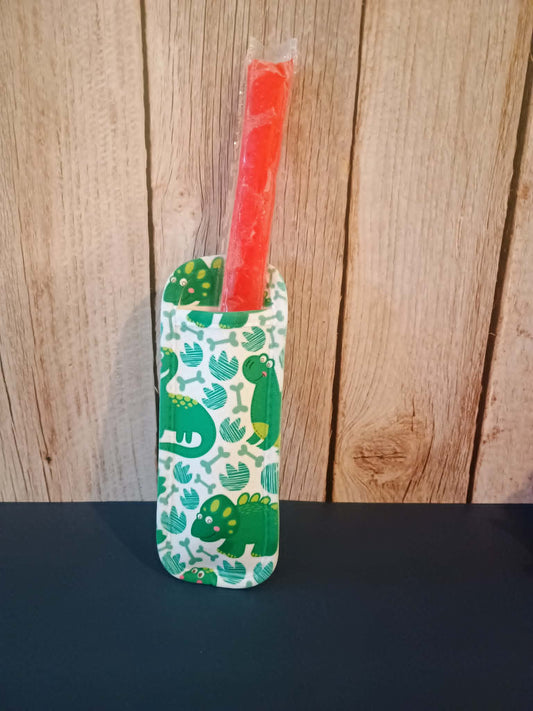 Ice pop sleeve large~dinosaur