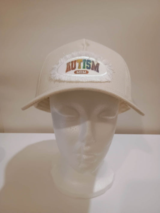 Baseball hat with patch~Autism mom