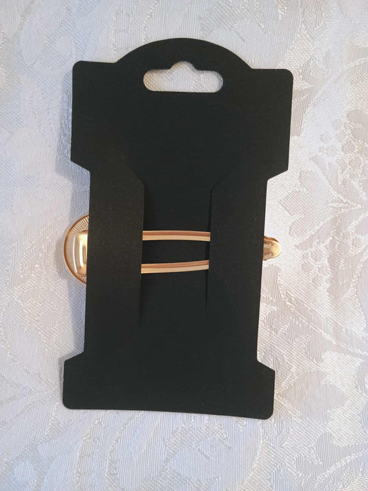 Metal Hair Barrette~purple multi round