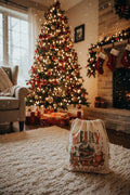Christmas canvas bag~Merry Christmas~snowglobe
