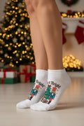 Christmas socks~low cut ankle~Merry and Bright