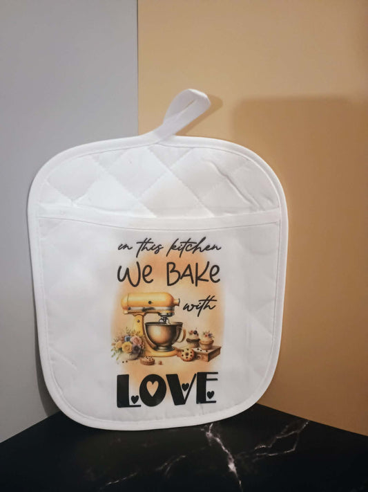 Pot holder-love