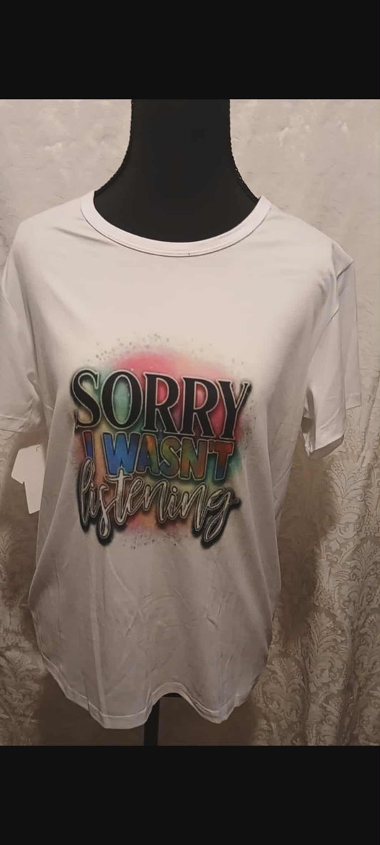 Women's t-shirt small~sorry I wasn't listening