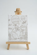 Canvas art kit~5x7~Hot air balloons