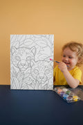 Canvas art kit~8x10 Cheetah