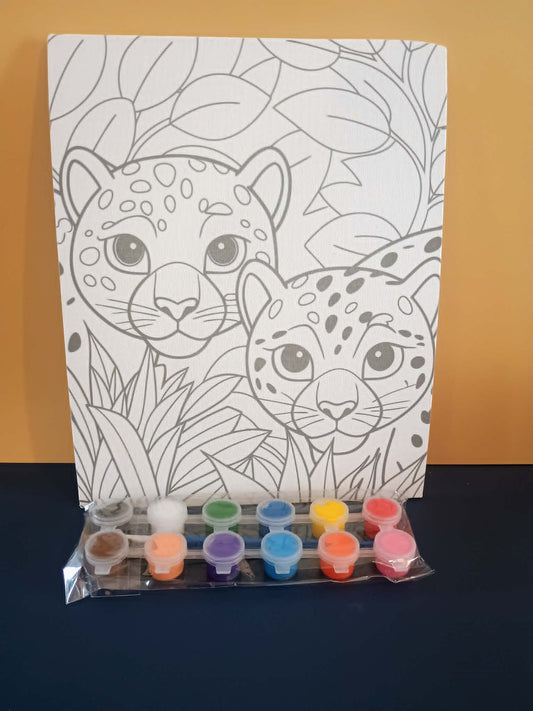Canvas art kit~Cheetah