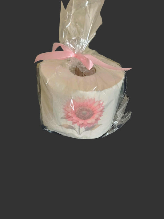 Single Decorative toilet paper~Pink sunflower