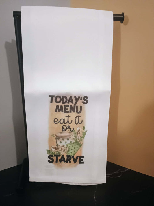 Kitchen Towel- Todays Menu