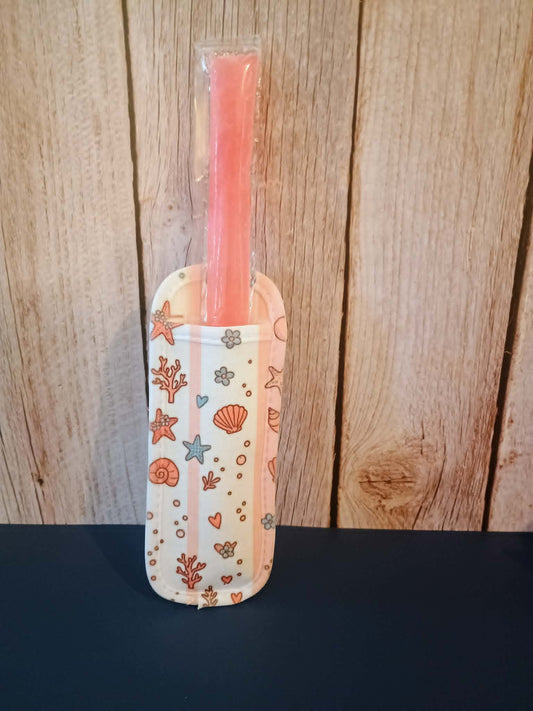 Ice pop sleeve large~seashell