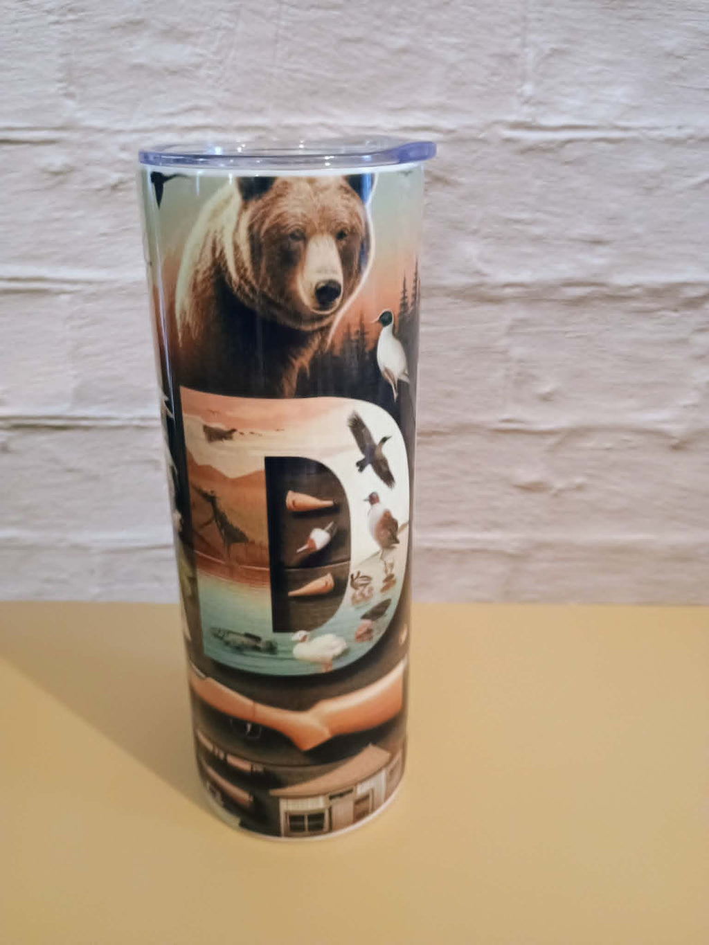 20 oz tumbler-DAD  brown