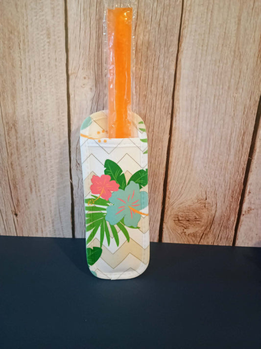 Ice pop sleeve large~floral