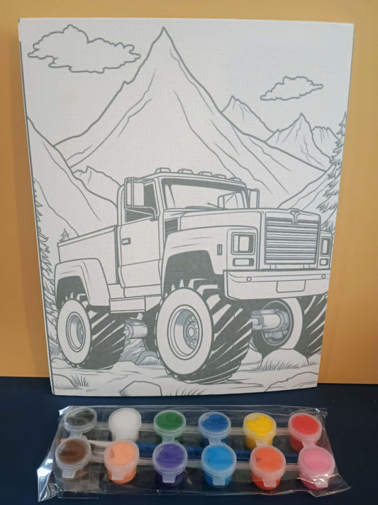 Canvas art kit~Truck