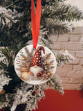 Christmas ornament~Gnome, Red & White, Lantern,Berries, Bulbs