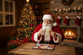 Cookies for Santa tray~Santa, Red
