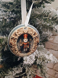 Christmas ornament~Nutcracker with Christmas trees