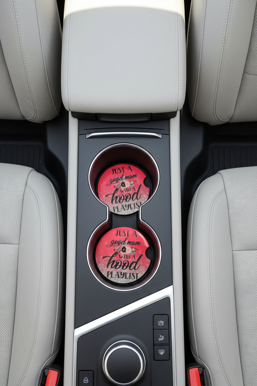Car coasters~Just a good mom