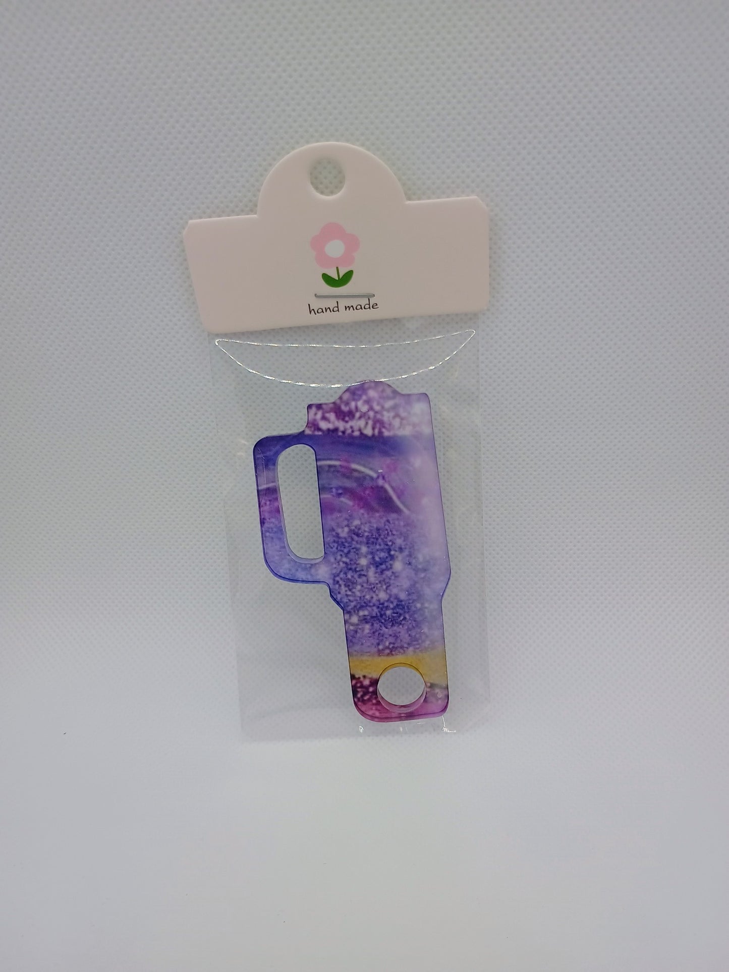 Tumbler topper-purple